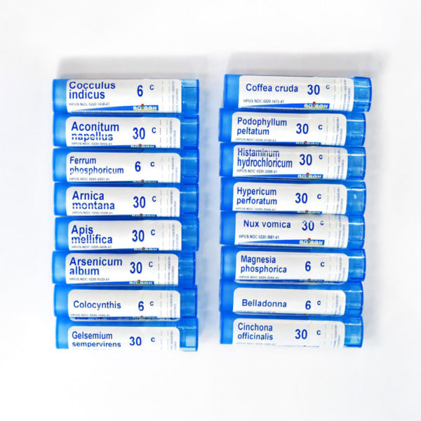 HomeoTravel Kit – 16 multidose tubes (filled)